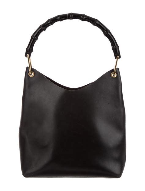 gucci bamboo handle hobo